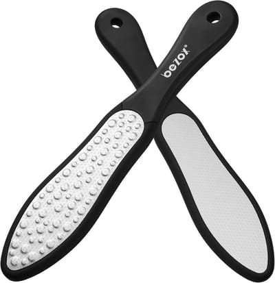 Solidchoice - Professionele Voetvijl Dubbelzijdige Pedicure Grater - Roestvrijstalen Huidverwijderaar
