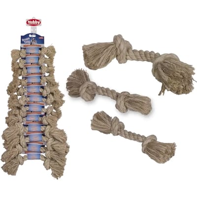 Touw van sisal en katoenmix voor honden Nobby Pet