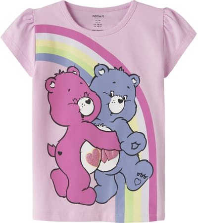 NAME IT - NMFMYMA CAREBEARS SS TOP SKY - Meisjes - T-shirts
