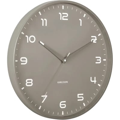 Karlsson Wandklok Orgullo - Donkergrijs - Ø40cm - Wandklok Scandinavisch