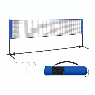 SONGMICS - Badminton Net - In Hoogte Verstelbaar - Opvouwbaar voor Binnen en Buiten