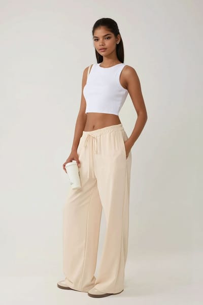 Hoge Taille Wijde Pantalon