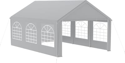 Ruime Partytent 4x6m met 8 Zijwanden | Waterdicht en Winterbestendig Tuinpaviljoen