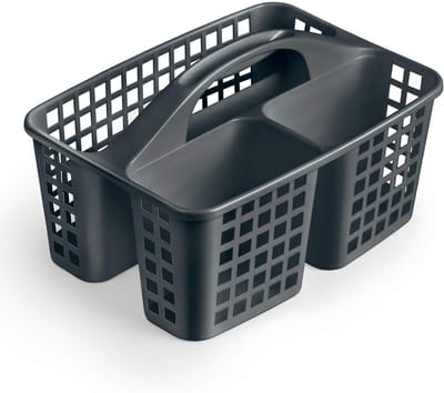 Famanu – Opbergdoos met deksel - organizerdozen - stoffen opbergkubus met handgrepen - voor kleding - boeken - speelgoed - grijs