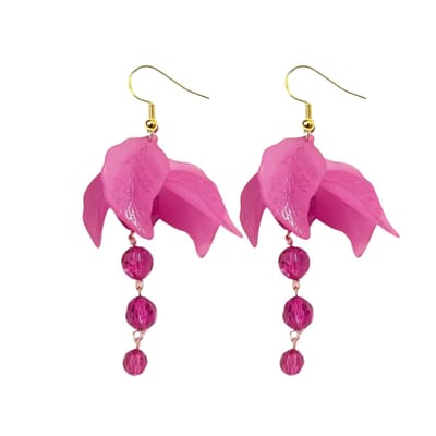 Zilveren -Flamingo -oorbellen -roze -goudkeur- Charme Bijoux