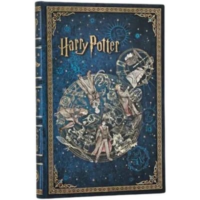 Paperblanks cahier, harry potter: legends of hogwarts, hardcover, mini, gelinieerd