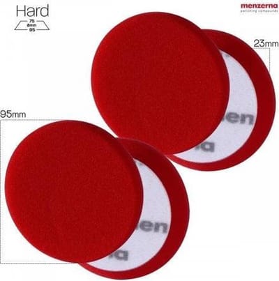 MENZERNA HEAVY CUT FOAM RED – 95MM – 2-PACK ECCENTRIC/ROTARY