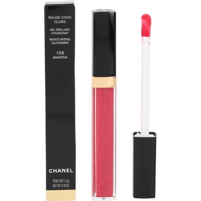 Chanel Rouge Coco Gloss Illuminating Top Coat 774 Excitation Chanel Rouge Coco Gloss Moisturizing Glossimer - 106 Amarena - 5,5 g