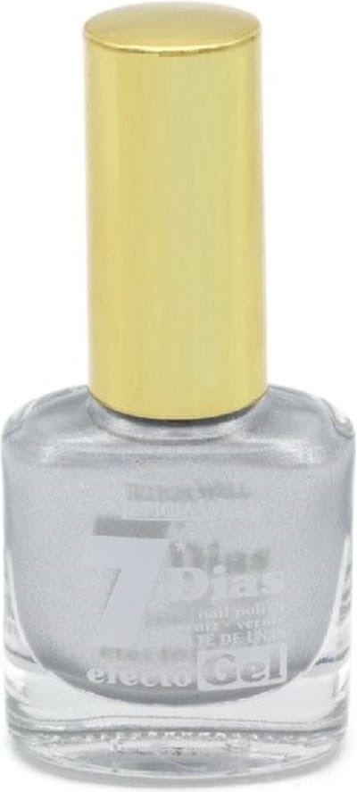 Leticia Well - Nagellak - Zilver metallic - 1 flesje met 13 ml inhoud - Nummer 275