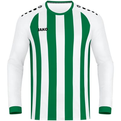 Jako Inter Voetbalshirt Lange Mouw Kinderen - Sportgroen / Wit | Maat: 116