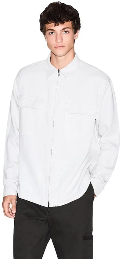 Armani Exchange Xm001140_af16611 Overshirt Wit M Man