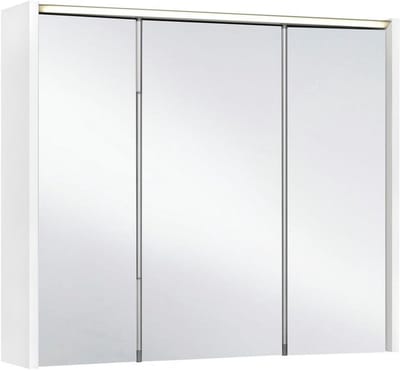 Brede Spiegelkast met LED Verlichting voor Badkamer - 73 cm Breed