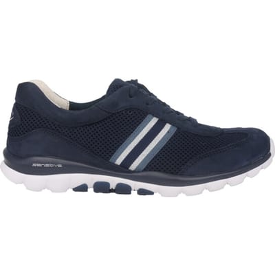 Gabor rollingsoft sensitive 66.966.16 - dames rollende wandelsneaker - Blauw - maat 38 (EU) 5 (UK)