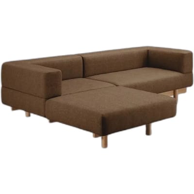 L-bank met chaise longue aan de linkerzijde Emko Alchemist