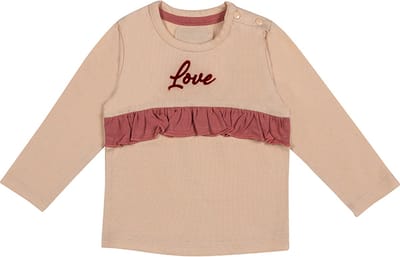 Frogs and Dogs - Shirt met Ruffle - - Little Robin - Roze - Maat 74 -