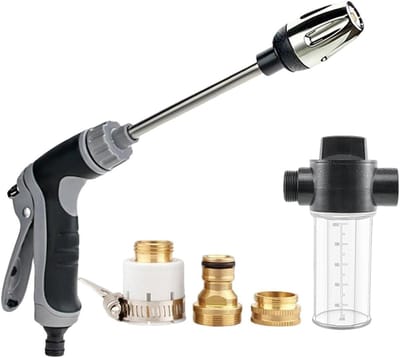 Hogedrukreiniger Opzetstuk - Watersproeier Schuimsproeier - Buiten Reinigen - Ergonomisch Handvat - 24 Centimeter - Meerkleurig