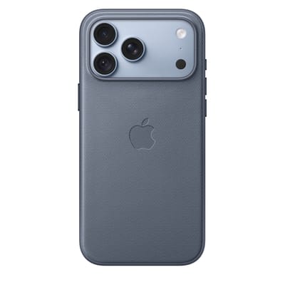 Apple TechWoven hoesje met MagSafe - Geschikt voor iPhone 18 Pro Max - Chambray-blauw