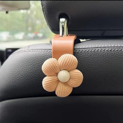 1 STKS Multifunctionele Bloem Auto Haken Leuke Bloemvorm Autostoel Rugleuning Opberghaken Auto Decoraties