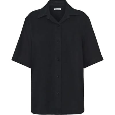 Dameshemd KnowledgeCotton Apparel Loose Linen-mix