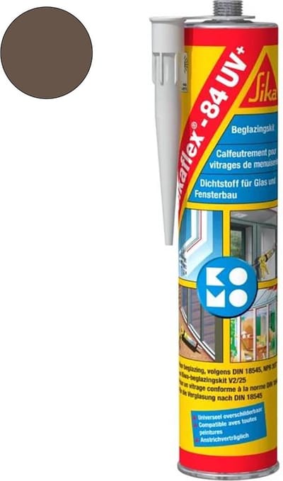 Sika Sikaflex polyurethaankit 84 UV+ bruin - 300 ml