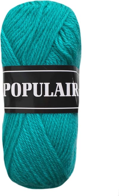 Beijer BV Populair acryl garen - licht turquoise (70) - pendikte 3,5 a 4 - 1 bol