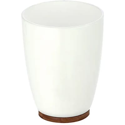 MSV Oslo Tandenborstelhouder – Tumbler Badkamer voor Tandenborstel en Tandpasta – Vochtbestendig en Eenvoudig te Reinigen – Wit – 8 x 10,2 cm