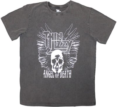 Thin Lizzy - Angel Of Death Heren T-shirt - S - Grijs