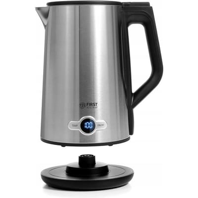 TZS First Austria Waterkoker -1.7L- met Temperatuurregeling - 360° draaibaar - 2200W - RVS