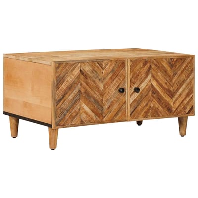 vidaXL - Salontafel - Bruin - 80 - x - 50 - x - 40 - cm - Massief - Mango - Hout