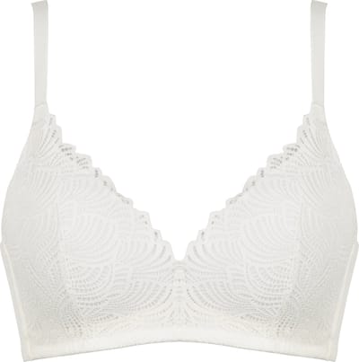 Naturana - Soft bh met kant - 5674 - Ecru - 75B