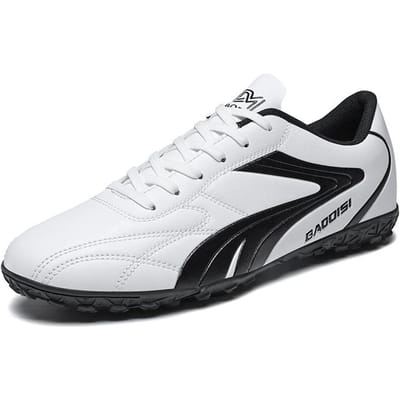 Nouvelles Chaussures de Football Professionnelles pour Hommes Baskets de Football pour Adultes Futsal Intérieur Ultra-légères Antidérapantes Sportives Résistantes à l'Usure Crampons Bottes 32