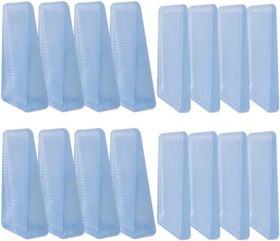 Meubel Niveau Wiggen - 16 Stuks Met 2 Hoogtes - Flexibele En Stapelbare Levelers Voor Toiletten, Deuren En Tafel Stabilisatie