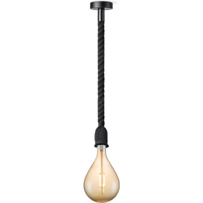 Home sweet home hanglamp Leonardo zwart Pear - amber