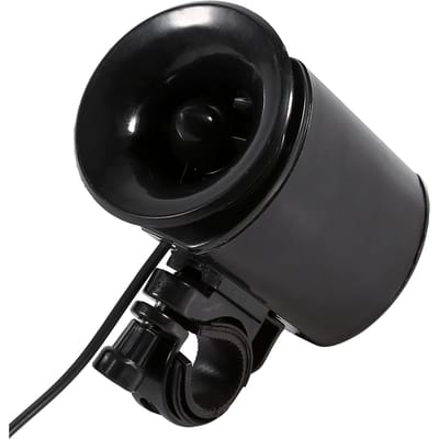 Zwart 6 Luid Geluid Elektronische Hoorn Bel Ring Bel Alarm Luidspreker Fiets Stuur Accessoire black