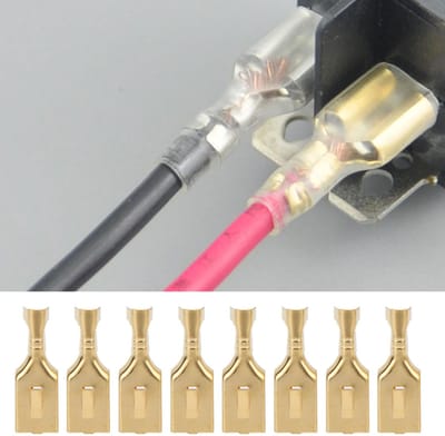 Dailygoods- Veerklem Goud - Messing - 100 Stuks - Steekklem - Bladconnector - Geschikt voor Noppenbreedte 7,8 mm - Connector