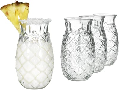 MamboCat Set van 4 PINA ANANAS glazen - 992427