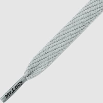 Schoenveters Mr. Lacy Flatties licht grijs 130 cm