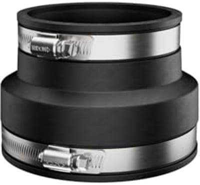 Flexibele Verminderende Koppeling 3 Inch naar 2 Inch met RVS Klemmen