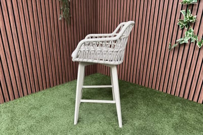 Barstoel Bali Beige Barkruk Tuin - 8571W