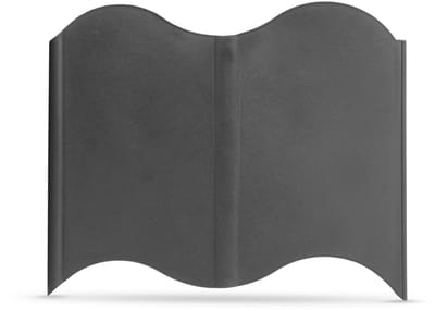 20x Bloembedafscheiding Tuinrand Gazonrand Tuinafzetting – Zwart – 15 × 14 Cm – Set Van 20 Stuks – Kunststof Steekrand Met Pin – Koppelbaar En Licht Flexibel – Voor Bloembedden, Tuinpaden, Moestuin En Gazon [11468P]