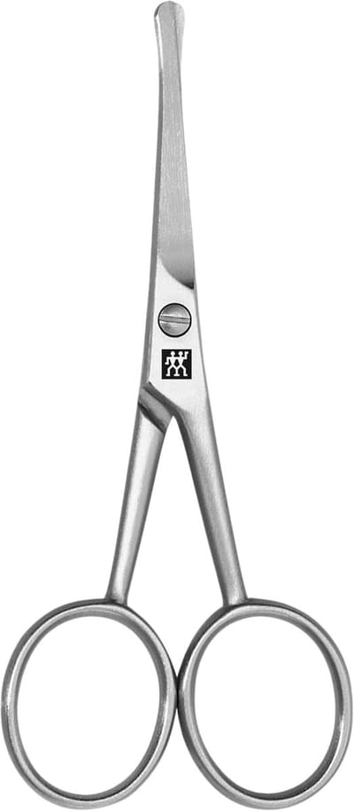 Neus en oorhaarschaar - Precisie schaar - Hygiënisch trimmen - Afgeronde veiligheidstip - 105 mm - Mat satijn