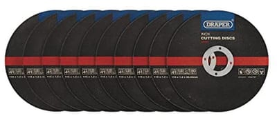 Platte metalen snijschijven 115 x 22,2 mm - Pack van 10 voor snel snijden