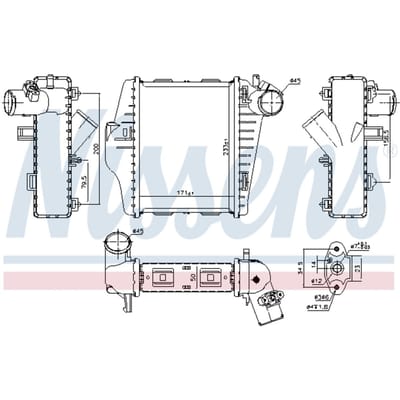 Intercooler NISSENS 96177