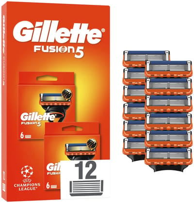 Cartouches de lames de rasoir de rechange pour rasoir Gillette Fusion5 12 pièces original