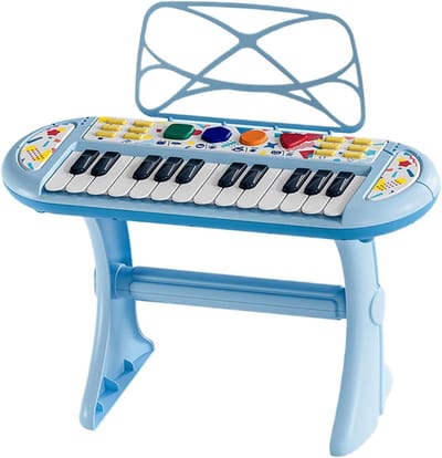 Kinder Pianotoetsenbord - Speelgoed Piano - Muziek Leren - Opname Functie - 396 cm - Blauw