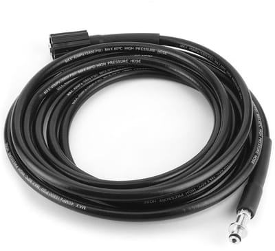 Dailygoods- Hogedrukreiniger Slang 6m - Slijtvast Rubber - Compatibel met K2/K3/K4/K5 - Eenvoudig te gebruiken - Multifunctionele Reiniging - Duurzaam Materiaal - Reiniger Slang