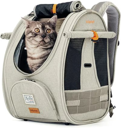 Ibiyaya Rugzak - Adventure - Cat Carrier - Voor Katten - 30x27x42cm