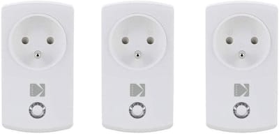 Stopcontact Set - Slimme Stekkers - Apparaten Bediening - Alarm Systeem Koppeling - 3 Stuks - Wit