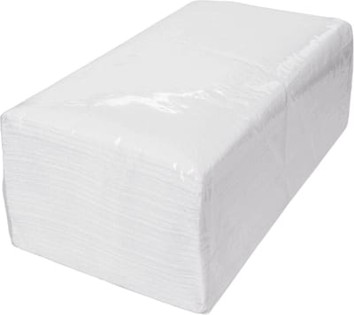 KURTT - Servet - Schoonmaak - Voordelig - Servetten - Wit - 1-laags - 33 x 33 cm - Keuken - Picknick - Take Away - To Go - 500 stuks
