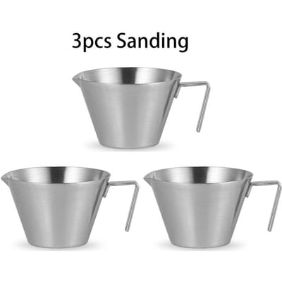 MHW-3BOMBER Stalen Espresso Maatbeker met handvat 23 Stuks SEspresso Bekers 100ml Thuisgebruik Barista Koffie Accessoires 100ml